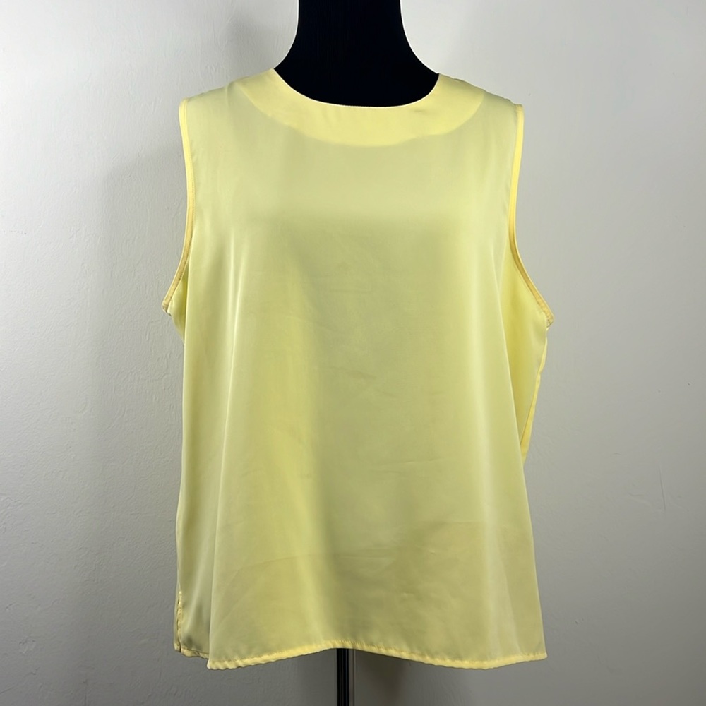 C.B. Collections Vintage Yellow Blouse XL